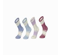 CALCETINES LARGOS DE DEPORTE NIÑO RS 300 MULTICOLOR EN LOTE DE 4 PARES. 27/30