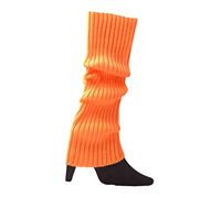 Calcetines Largos De Punto Para Mujer Calcetín Elástico Hasta La Rodilla Cálido Gótico HIp Hop Tejido Acanalado Sin Pies Punk Color Sólido