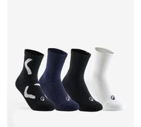 CALCETINES LARGOS DE TENIS NIÑO RS 300 BLANCO MARINO MOTIVOS LOTE DE 4 PARES 27/30