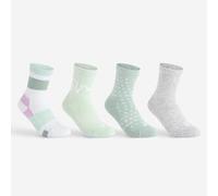 CALCETINES LARGOS DE TENIS NIÑO RS 300 GRIS VERDE MOTIVOS LOTE DE 4 PARES 27/30