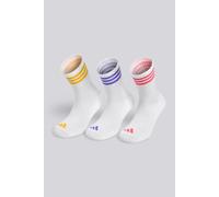 Calcetines Largos Deporte adidas - Blanco - Pack 3 MKP talla L