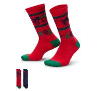 Calcetines largos Nike Everyday Plus Cushioned Winter Wonderland (2 pares) - Multicolor 46-50