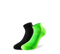Lenz 3.0 Running Calcetines, negro/verde, Talla 45-47