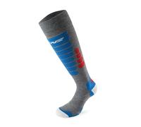 Lenz Skiing 3.0 Calcetines, gris-rojo-azul, tamaño 39 40 41 para Hombres