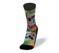 Calcetines LitheApparel Calavera de la jungla - M