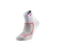 Calcetines de Running Lurbel Race Three Gris Hielo/Rojo 39 - 41