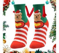 Calcetines magnéticos sosteniendo de la mano unisex para pareja con imanes Calcetines de amistad divertidos novedosos pares de calcetines de tubo medio, regalo de amistad