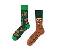 Many Mornings Calcetines unisex Sloth Life Mismatched, Perezoso., 35-38