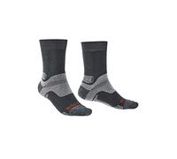 Calcetines Merged Comfort de Bridgedale para hombre de peso mediano, Gunmetal, Grande