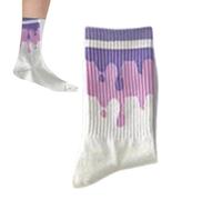 Calcetines modernos de tripulación para mujer - Calcetines deportivos para mujer con ajuste transpirable, accesorios de elegantes para entrenamiento, fitness, uso diario, ropa de calle