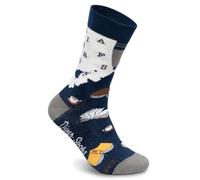 Calcetines mujer divertidos-Calcetines altos mujer de algodon con dibujos-calcetines estampados de colores y validos desde la talla 36-40 (FR/ES, Números, 36, 40, Regular, Regular, LECTURA)