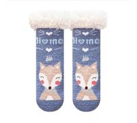 Calcetines Mujer Divertidos,Calcetines Tipo Pantuflas para Bebé Rends Calcetines NavideñOs Suaves para NiñOs PequeñOs Calcetines CáLidos De VellóN Que No Son De Invierno