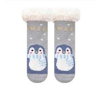 Calcetines Mujer Divertidos,Calcetines Tipo Pantuflas para Bebé Rends Calcetines NavideñOs Suaves para NiñOs PequeñOs Calcetines CáLidos De VellóN Que No Son De Invierno