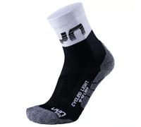 UYN Light - Calcetines de Ciclismo para Mujer, Mujer, S100083, Blanco/Negro, 39/40