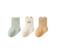 Calcetines Nieve Niña - Calcetines para Bebés Que Aprenden A Caminar Suela Suave con Agarre Zapatos para Bebés Y Recién Nacidos (Beige 0-6 Months)