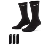 NIKE Everyday Cushioned, Calcetines Hombre, Negro, M Paquete De 3