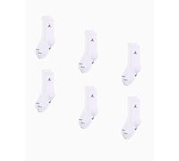 Calcetines Nike Everyday Cushioned Unisex (6 Pack) Blanco XL