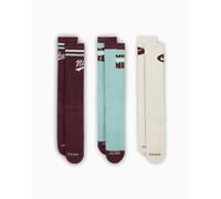 Calcetines Nike Everyday Plus Crew Unisex (3 pack) Negro S
