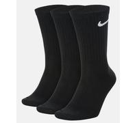 Nike Calcetines Everyday Lightweight Crew 3 Pares EU 38-42 Black / White