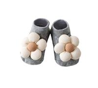 Calcetines NiñO 31-34-Calcetines Termicos Bebe Calcetines NáUticos con Flores para Bebé ReciéN Nacido, De Verano, De 0 A 6 Meses, Transpirables, Cortos (Beige, 0-1 Years)