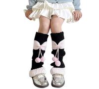 Calcetines NiñO 35-38-Calcetines Termicos Bebe Calentadores De Piernas para NiñOs Calentadores De Piernas Tejidos Calcetines Sueltos Calentadores De Piernas hasta La Rodilla para NiñAs
