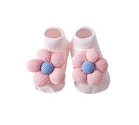 Calcetines NiñO-Calcetines NiñA Termicos Calcetines NáUticos con Flores para Bebé ReciéN Nacido, De Verano, De 0 A 6 Meses, Transpirables, Cortos (0-1 Years)