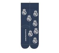 Calcetines Niño Real Madrid - Calcetines Cómodos de Algodón, Transpirables y Resistentes - Calcetines Deportivos y Casual para Uso Diario