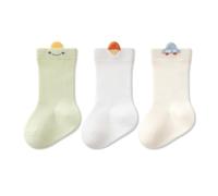 Calcetines Niños Divertidos - Calcetines para Bebés Recién Nacidos Que Aprenden A Caminar con Suela Suave Y Agarre para Mayor Comodidad En Interiores (Green 1-3 Years)