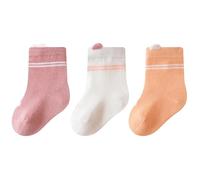 Calcetines Niños Divertidos - Calcetines Suaves Y para Bebés Recién Nacidos Bebés Y Niños Pequeños Calcetines De Invierno Acogedores con Lindos Diseños De Dibujos Animados (Orange 1-3 Years)