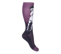 Calcetines niños -Helsinki - Colores Marrón, Rojo, Azul HKM - lila/marrón / 26-30