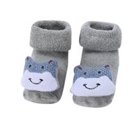 Calcetines Niños Niños Niños Antideslizantes Animales Lindos Zapatillas 3D Niñas Bebé Comic Cuidado del Bebé (K, S)
