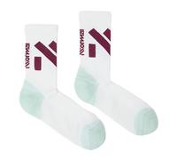 Calcetines NNormal Race Blanco Marrón, Talla M