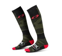 Oneal Pro Covert Calcetines de Motocross, negro/verde, Talla única