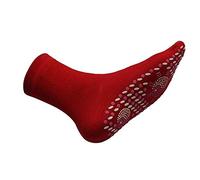 Calcetines Otoño Invierno para Hombres y Mujeres: Calcetines Anti Dolor de Compresión Invierno Térmicos y Fascitis Plantar 3 Par para Negocios Oficina Ciclismo Personas Mayores 3 Pares, 02#Red, M