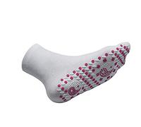 Calcetines Otoño Invierno para Hombres y Mujeres: Calcetines Anti Dolor de Compresión Invierno Térmicos y Fascitis Plantar 3 Par para Negocios Oficina Ciclismo Personas Mayores 3 Pares, 01#White, M