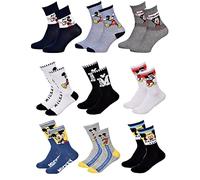 Calcetines Pack Niño DISNEY MICKEY MOUSE, Pack de 9 pares calcetines sorpresa, 23-26