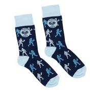 Calcetines Padel Club Pickleball - Divertido regalo deportivo para hombre y mujer - 1 par, azul marino, talla 7-11 UK - Divertidos calcetines de pádel novedosos