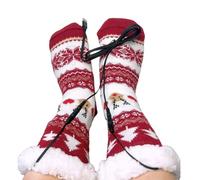 Calcetines Pantufla con Calefacción - Ropa para Pies Antideslizante De Invierno - Calcetines Térmicos para El Hogar,para Mujeres Hogar Oficina Mañanas Frías Tardes De Relajación Interiores Vacaciones