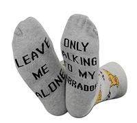 Calcetines para amantes de las mascotas de Labrador Dog Leave Me Alone Only Talking to My Labrador Today, regalo para los amantes de los perros (U.Labrador), U.labrador, M