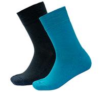 Calcetines para niños Devold Daily Merino Medium Sock 2Pk Kid Talla de calcetines: 31-34 / Color: azul