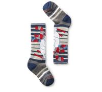 Calcetines para niños Smartwool Kids' Wintersport Full Cushion Yeti OTC Talla de calcetines: 33-36 / Color: azul/rojo
