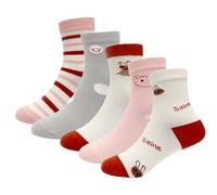 Calcetines para Niños y Niñas. 80% Algodón. Calcetines con Estampados Divertidos y Originales. Packs de 6 Pares para Uso Diario. Variedad de Tallas entre 22-36. (FR/ES, Números, 27, 31, Regular, 21)