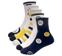 Calcetines para Niños y Niñas. 80% Algodón. Calcetines con Estampados Divertidos y Originales. Packs de 6 Pares para Uso Diario. Tallas entre 22-36 (FR/ES, Números, 22, 26, Regular, 14)