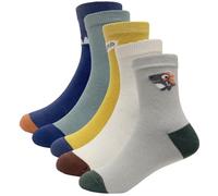 Calcetines para Niños y Niñas. 80% Algodón. Calcetines con Estampados Divertidos y Originales. Packs de 6 Pares para Uso Diario. Tallas entre 22-36 (FR/ES, Números, 27, 31, Regular, 8)