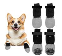 Calcetines para perros con agarres, calcetines para perros que dejan de lamer, antideslizantes para dejar de lamer, M