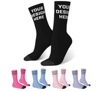 Calcetines Personalizados con Cara Calcetines Divertidos Regalos Originales | Calcetines Graciosos Mujer Personalizados con Fotos Nombres Calcetines Running Hombre Regalos Cumpleaños Aniversario Navidad