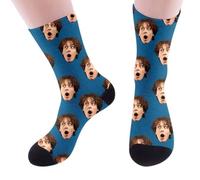 Calcetines Personalizados Con Foto Regalo De Calcetines Hasta La Pantorrilla Personalizada Socks Personalizado Con La Imagen De Tu Bebé Para Él O Ella Familia Amigos Amantes Parejas