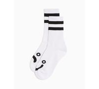 Calcetines Polar Skate Co. Polar Skate Co. Happy Sad Unisex Socks Unisex Blanco 35/38