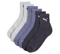 Calcetines PUMA cortos unisex (3 pares), Ropa, Azul, 43-46