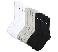 Calcetines PUMA Crew unisex, pack de 6 pares, Ropa, Gris, 35-38